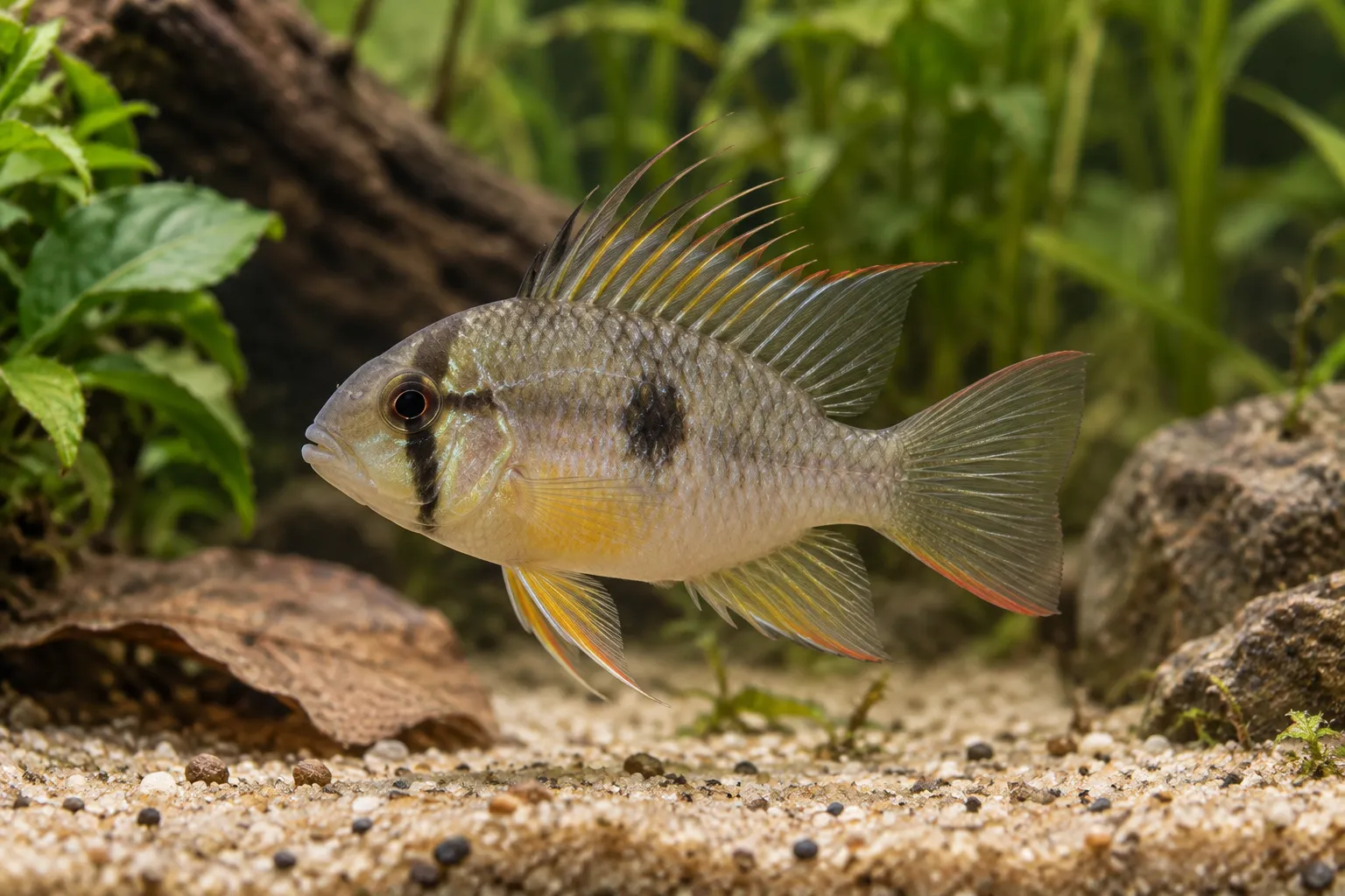 Bolivian Ram Care Guide: Mikrogeophagus altispinosus
