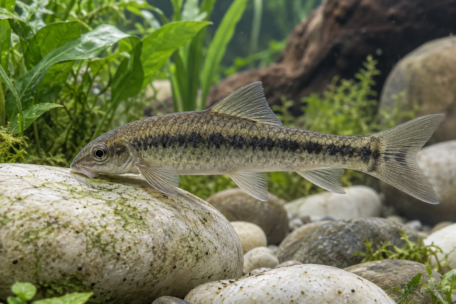 Chinese Algae Eater Care Guide: Gyrinocheilus aymonieri