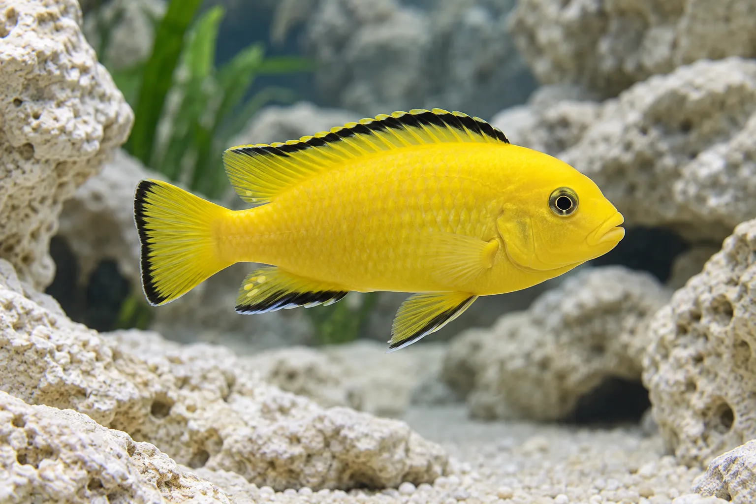 Electric Yellow Cichlid Care Guide: Labidochromis caeruleus