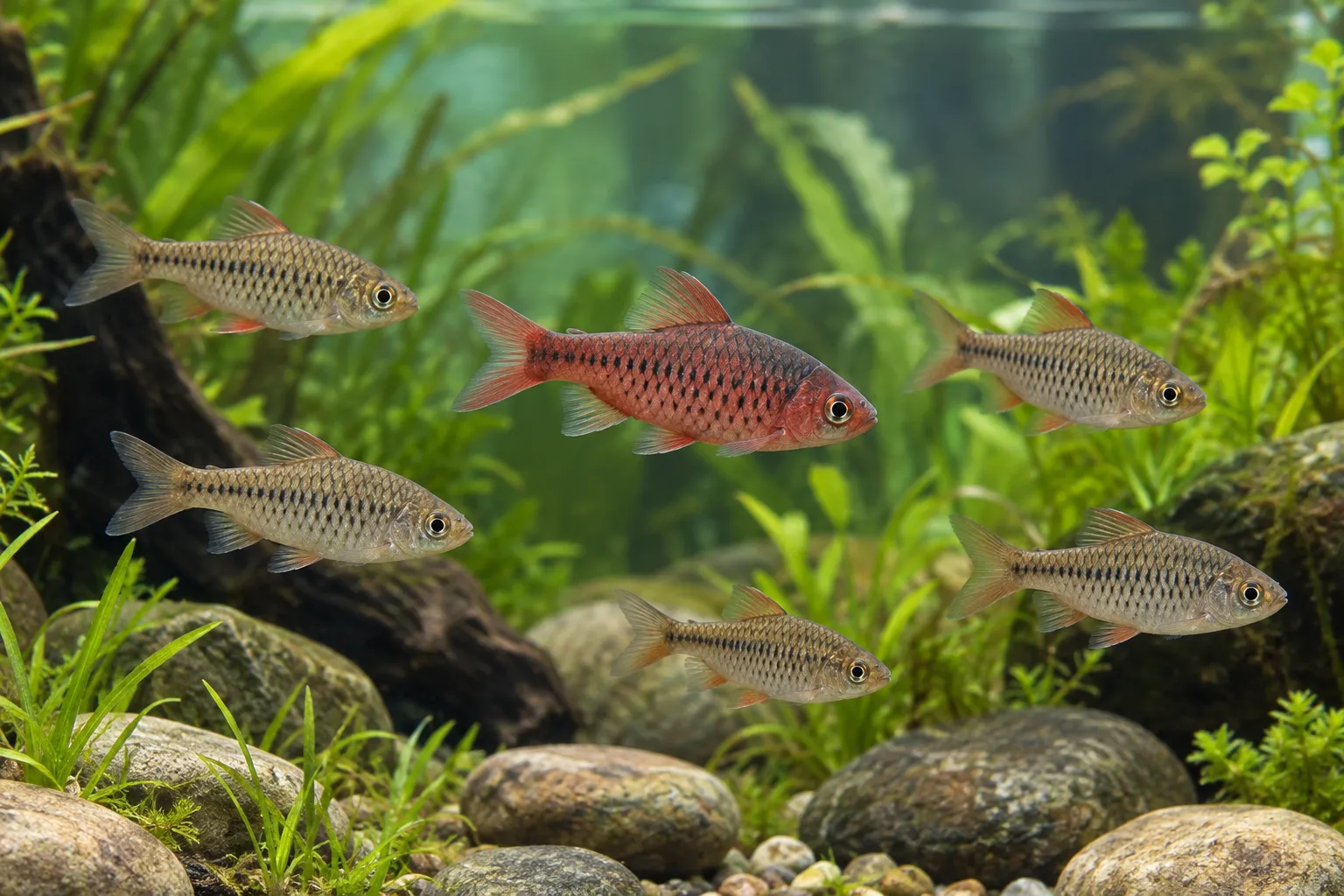 Rosy Barb Care Guide: Pethia conchonius